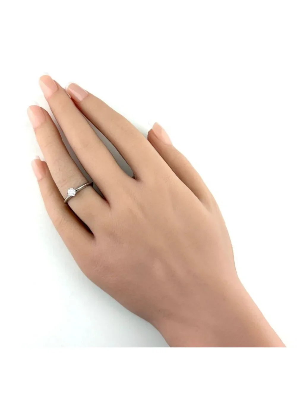 Tiffany & Co Solitaire Platinum Ring Diamond